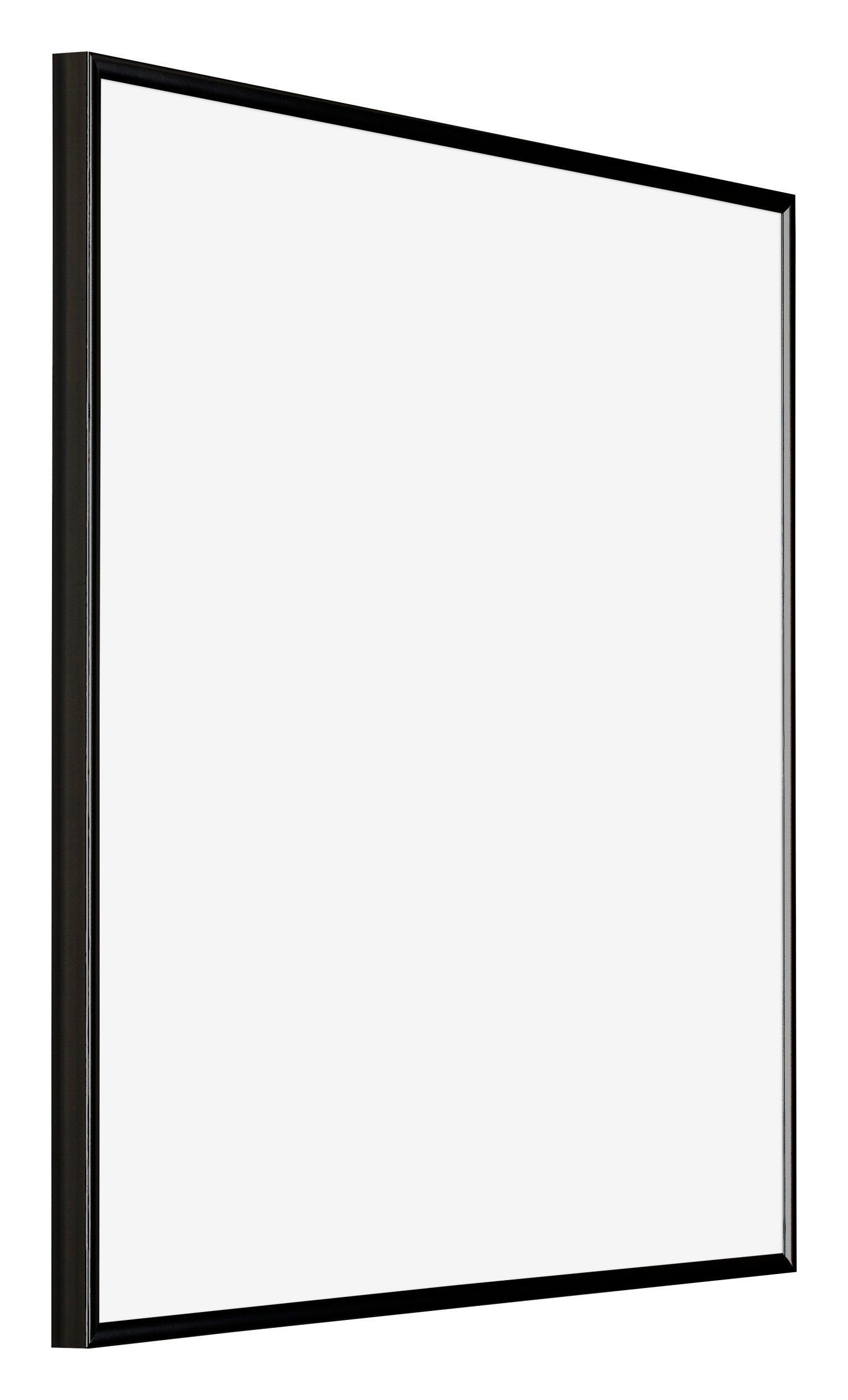 Evry Plastic Photo Frame 20x20 Black High Gloss Front Oblique | Yourdecoration.com