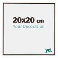 Evry Plastic Photo Frame 20x20cm Anthracite Front Size | Yourdecoration.com