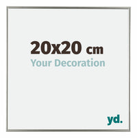 Evry Plastic Photo Frame 20x20cm Champagne Front Size | Yourdecoration.com
