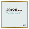 Evry Plastic Photo Frame 20x20cm Gold Front Size | Yourdecoration.nl