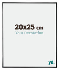 Evry Plastic Photo Frame 20x25cm Black High Gloss Front Size | Yourdecoration.com