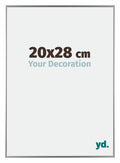 Evry Plastic Photo Frame 20x28cm Silver Front Size | Yourdecoration.com