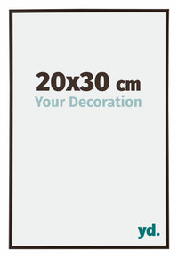 Evry Plastic Photo Frame 20x30cm Anthracite Front Size | Yourdecoration.com