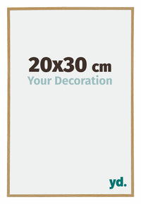 Evry Plastic Photo Frame 20x30cm Beech Light Front Size | Yourdecoration.com