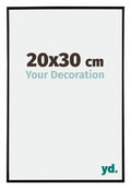 Evry Plastic Photo Frame 20x30cm Black High Gloss Front Size | Yourdecoration.com