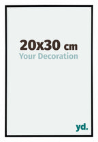 Evry Plastic Photo Frame 20x30cm Black Matt Front Size | Yourdecoration.com
