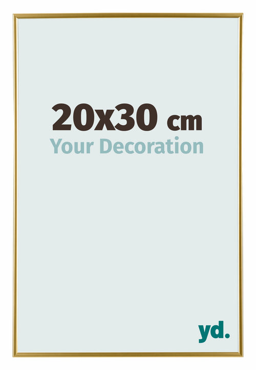 Evry Plastic Photo Frame 20x30cm Gold Front Size | Yourdecoration.nl