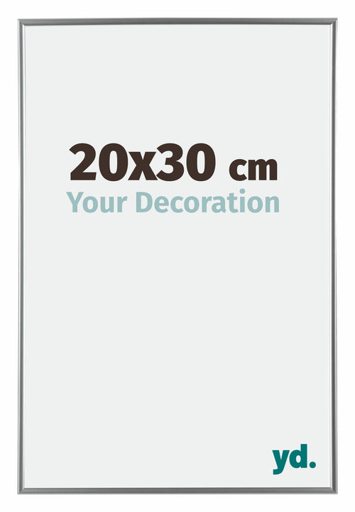 Evry Plastic Photo Frame 20x30cm Silver Front Size | Yourdecoration.com