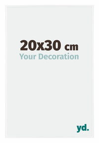 Evry Plastic Photo Frame 20x30cm White High Gloss Front Size | Yourdecoration.com
