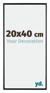 Evry Plastic Photo Frame 20x40cm Black High Gloss Front Size | Yourdecoration.com