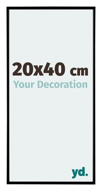 Evry Plastic Photo Frame 20x40cm Black Matt Front Size | Yourdecoration.com