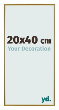 Evry Plastic Photo Frame 20x40cm Gold Front Size | Yourdecoration.nl