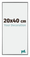 Evry Plastic Photo Frame 20x40cm Silver Front Size | Yourdecoration.com