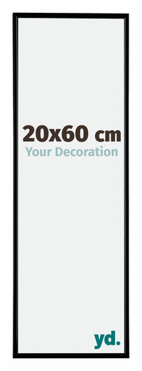 Evry Plastic Photo Frame 20x60cm Black Matt Front Size_ | Yourdecoration.com