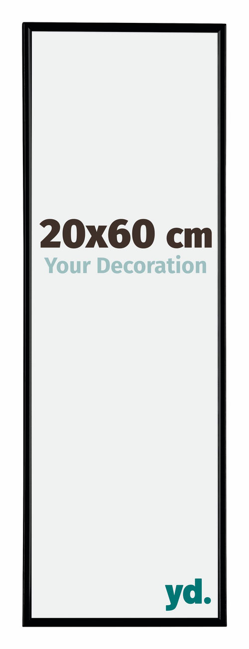 Evry Plastic Photo Frame 20x60cm Black Matt Front Size_ | Yourdecoration.com