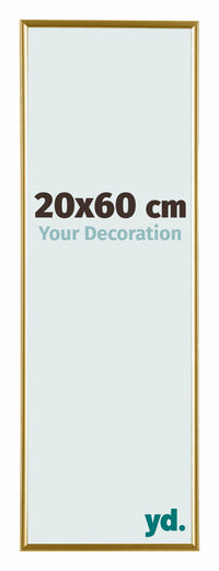 Evry Plastic Photo Frame 20x60cm Gold Front Size | Yourdecoration.nl