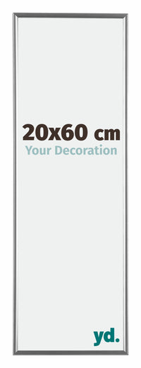 Evry Plastic Photo Frame 20x60cm Silver Front Size | Yourdecoration.com