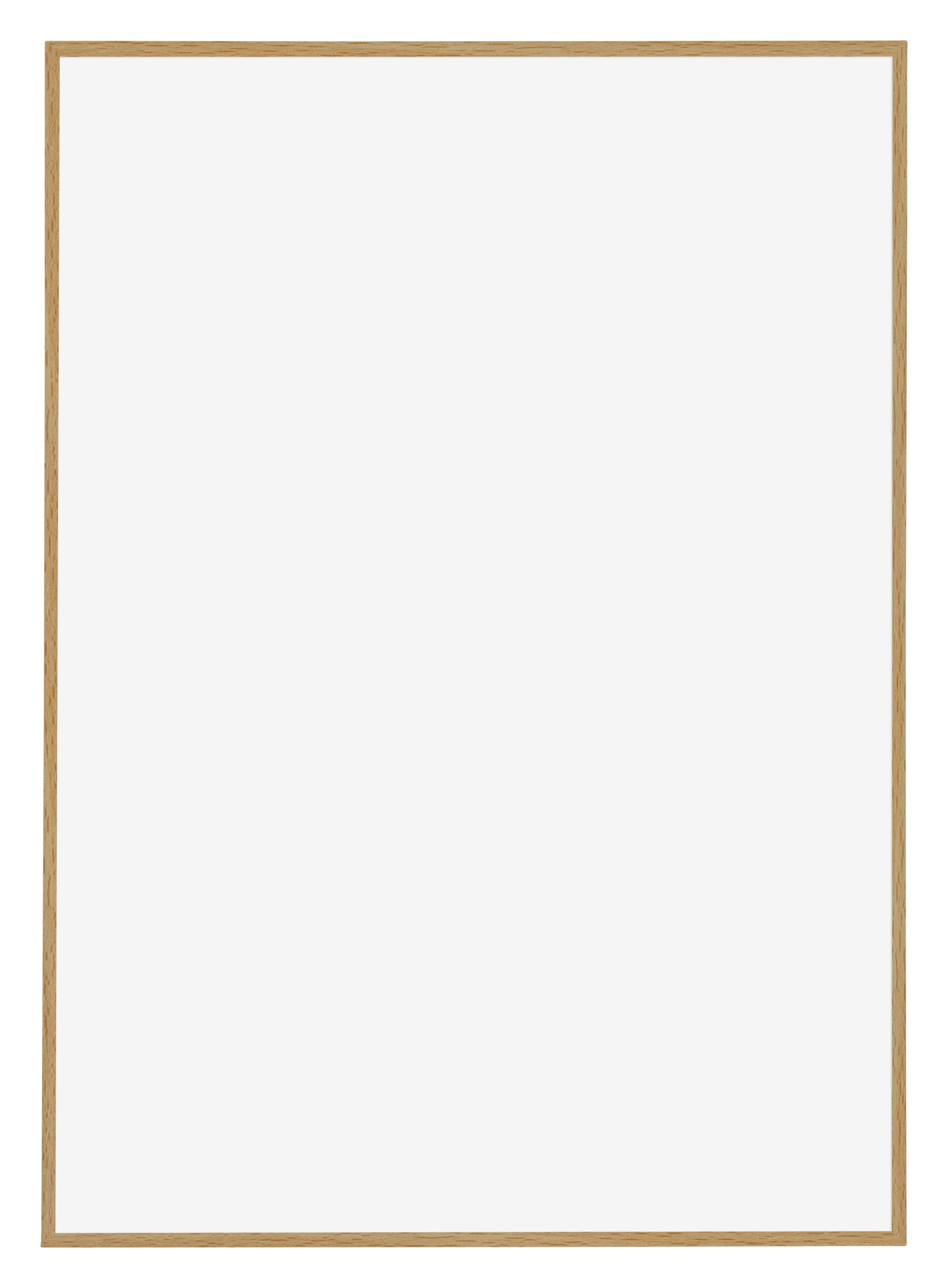 Evry Plastic Photo Frame 21x30cm Beech Light Front | Yourdecoration.com