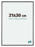 Evry Plastic Photo Frame 21x30cm Black Matt Front Size | Yourdecoration.com