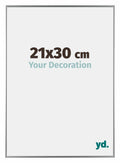 Evry Plastic Photo Frame 21x30cm Silver Front Size | Yourdecoration.com