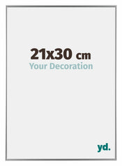 Evry Plastic Photo Frame 21x30cm Silver Front Size | Yourdecoration.com