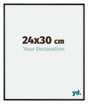 Evry Plastic Photo Frame 24x30cm Black Matt Front Size | Yourdecoration.com