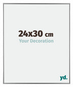Evry Plastic Photo Frame 24x30cm Silver Front Size | Yourdecoration.com