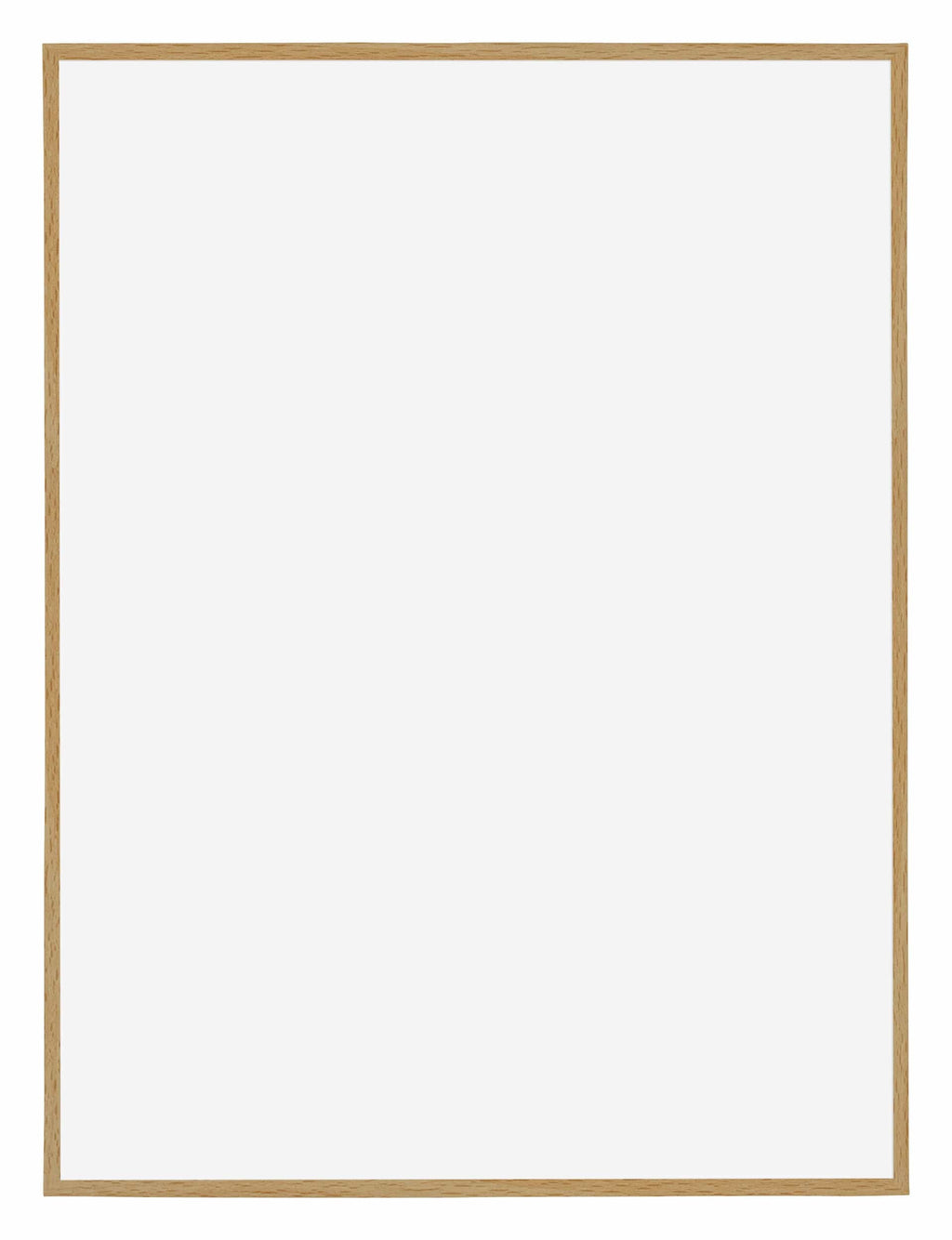 Evry Plastic Photo Frame 24x32cm Beech Light Front | Yourdecoration.com