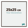 Evry Plastic Photo Frame 25x25cm Anthracite Front Size | Yourdecoration.com