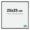 Evry Plastic Photo Frame 25x25cm Black High Gloss Front Size | Yourdecoration.com