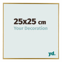 Evry Plastic Photo Frame 25x25cm Gold Front Size | Yourdecoration.nl
