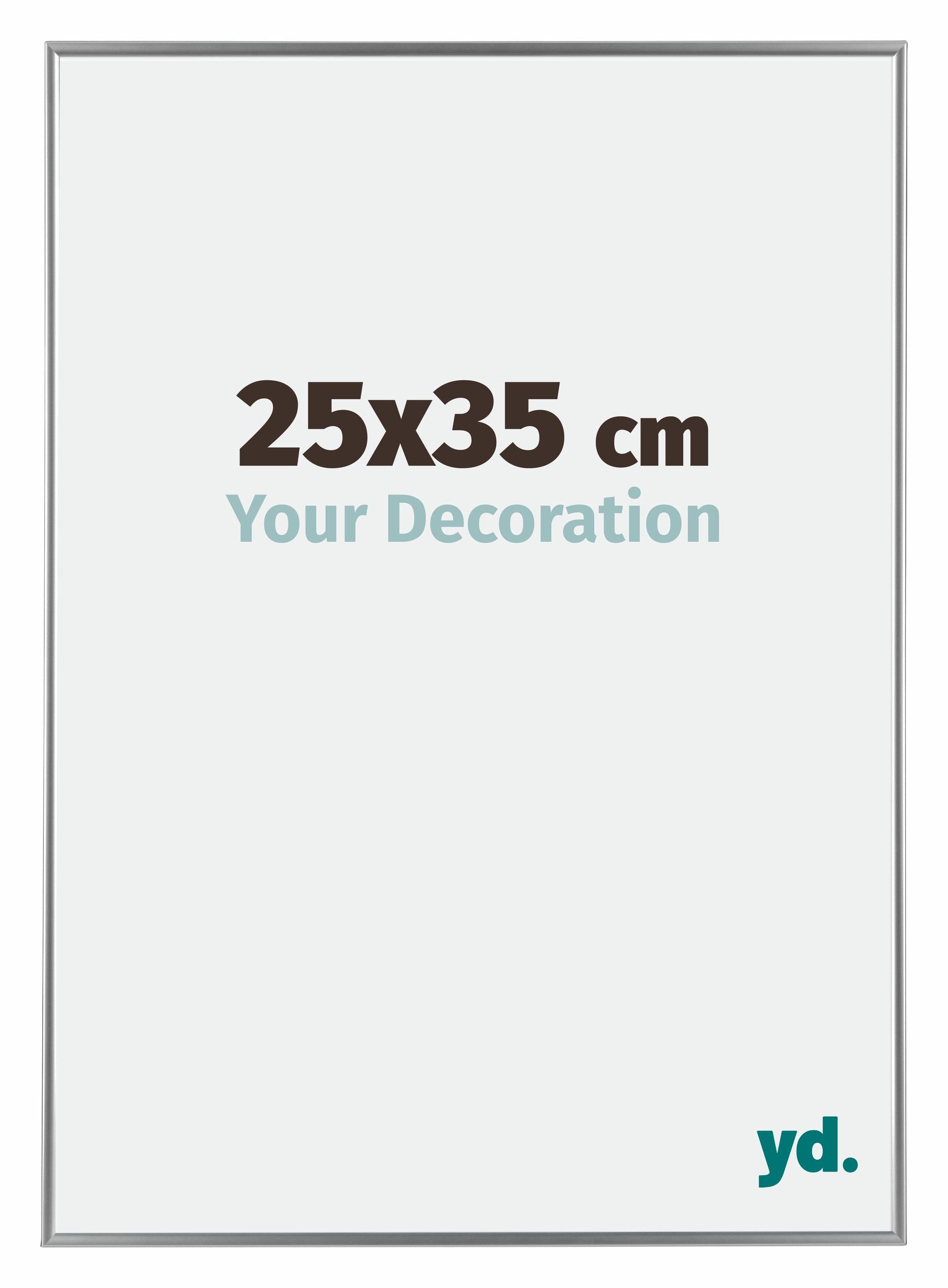 Evry Plastic Photo Frame 25x35cm Silver Front Size | Yourdecoration.com