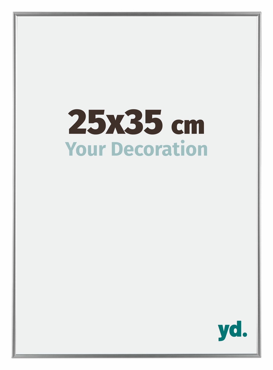 Evry Plastic Photo Frame 25x35cm Silver Front Size | Yourdecoration.com