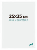 Evry Plastic Photo Frame 25x35cm White High Gloss Front Size | Yourdecoration.com