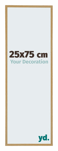 Evry Plastic Photo Frame 25x75cm Beech Light Front Size | Yourdecoration.com