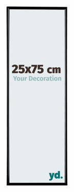 Evry Plastic Photo Frame 25x75cm Black High Gloss Front Size | Yourdecoration.com