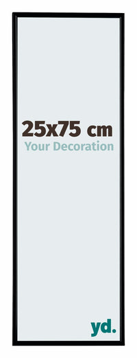 Evry Plastic Photo Frame 25x75cm Black Matt Front Size | Yourdecoration.com