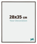 Evry Plastic Photo Frame 28x35cm Anthracite Front Size | Yourdecoration.com