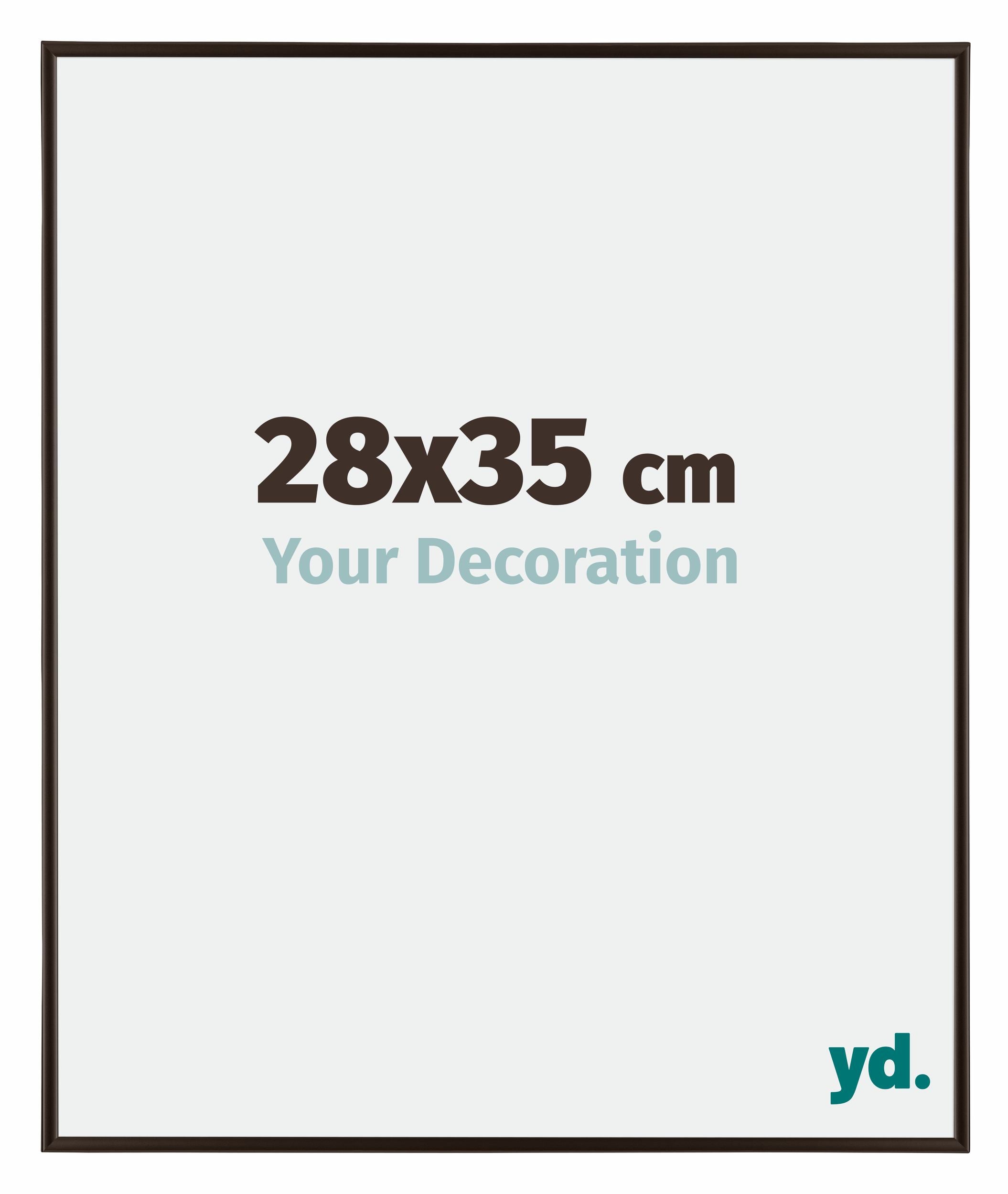 Evry Plastic Photo Frame 28x35cm Anthracite Front Size | Yourdecoration.com