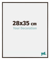 Evry Plastic Photo Frame 28x35cm Anthracite Front Size | Yourdecoration.com