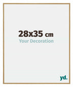 Evry Plastic Photo Frame 28x35cm Beech Light Front Size | Yourdecoration.com