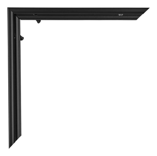 Evry Plastic Photo Frame 29 7x42cm A3 Black Matt Detail Corner | Yourdecoration.com