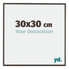 Evry Plastic Photo Frame 30x30cm Anthracite Front Size | Yourdecoration.com