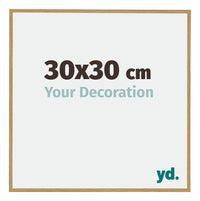 Evry Plastic Photo Frame 30x30cm Beech Light Front Size | Yourdecoration.com