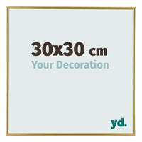 Evry Plastic Photo Frame 30x30cm Gold Front Size | Yourdecoration.nl