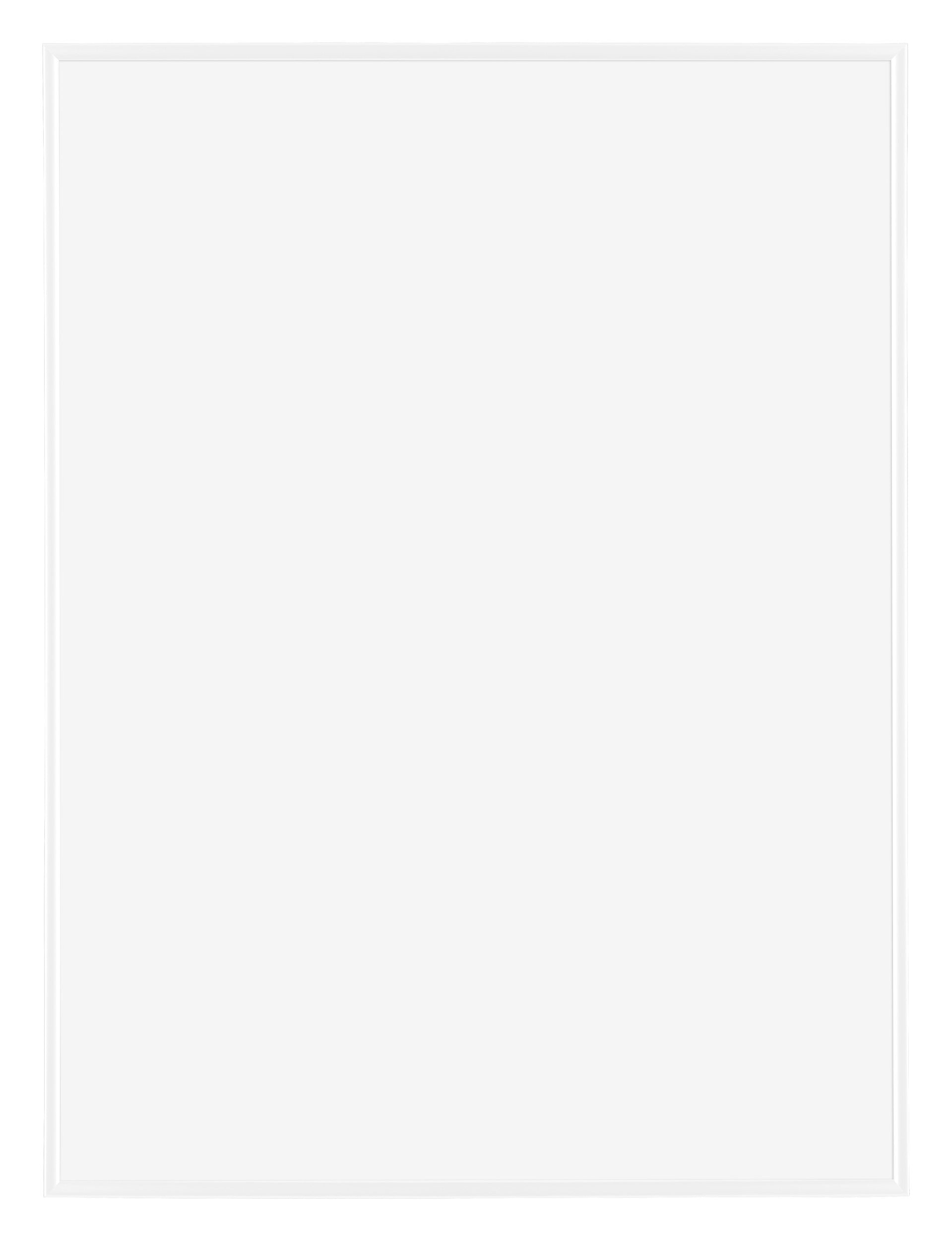 Evry Plastic Photo Frame 30x40cm White High Gloss Front | Yourdecoration.com