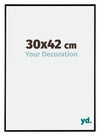 Evry Plastic Photo Frame 30x42cm Black Matt Front Size | Yourdecoration.com