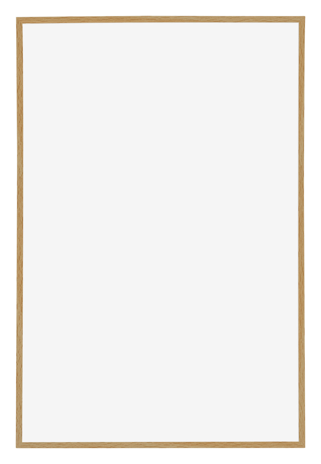 Evry Plastic Photo Frame 30x45cm Beech Light Front | Yourdecoration.com