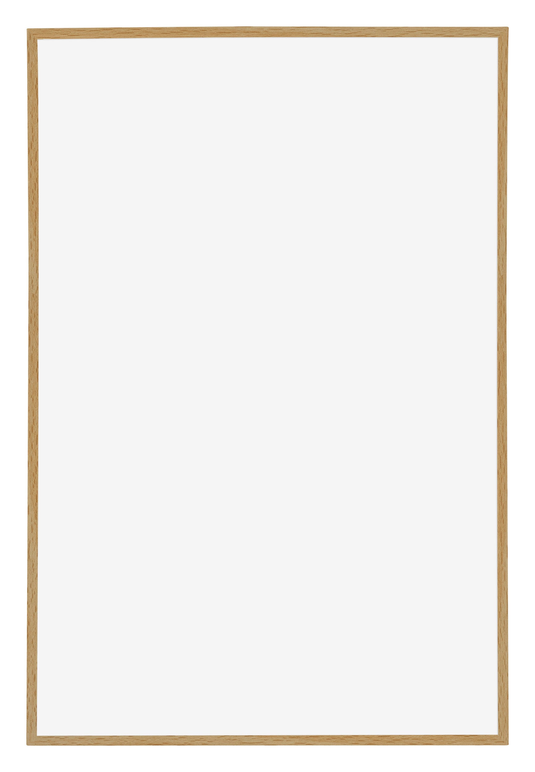 Evry Plastic Photo Frame 30x45cm Beech Light Front | Yourdecoration.com