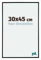 Evry Plastic Photo Frame 30x45cm Black Matt Front Size | Yourdecoration.com